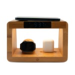 Lamp with Wireless Charger, Bamboo 5 in 1 - iServices