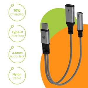 Adaptador USB-C e Áudio - Loja Online iServices