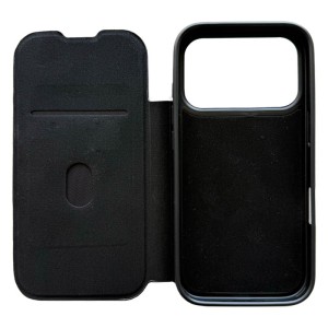 Magnetische leren foliohoes voor iPhone