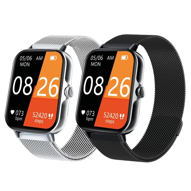 Milanese Armband Smartwatch iS - Online winkel iServices® Milanese Armband Smartwatch iS - Online winkel iServices®