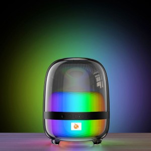 Coluna Bluetooth Luminosa Bold em contexto de uso