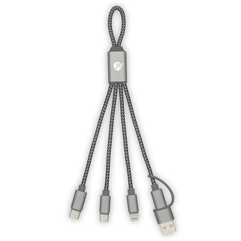 USB-kabel 4 in 1 Nylon USB-kabel 4 in 1 Nylon